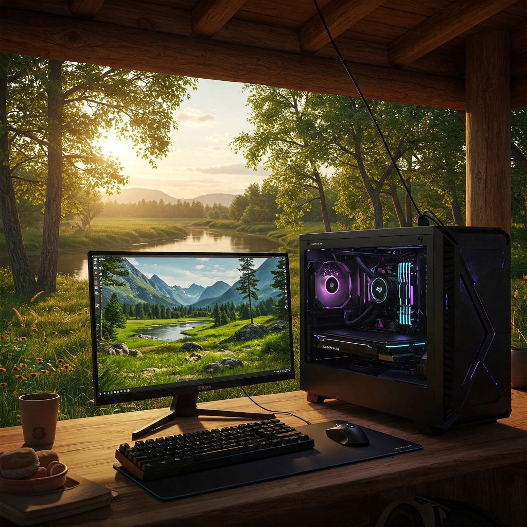 PCと自然