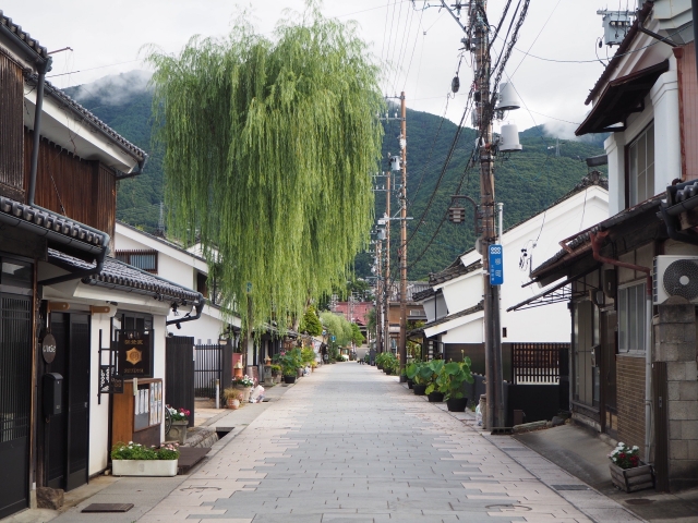 旧北国街道・柳町（上田市）