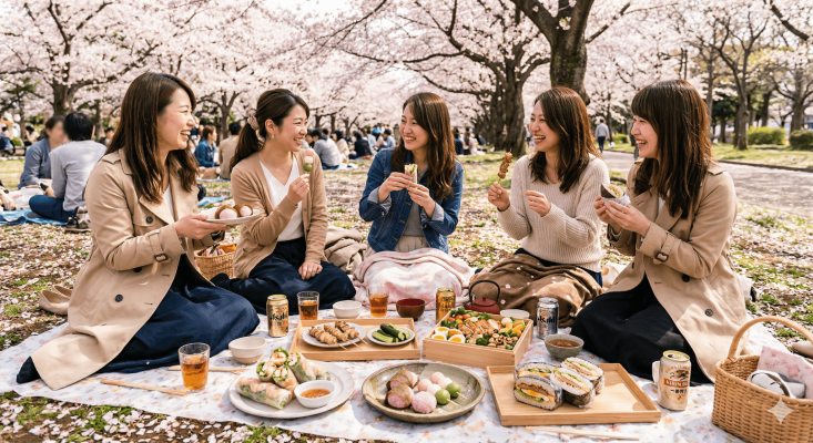 お花見で太りたくない！でも食べたい！AIと選ぶ『映え×栄養バランス』おすすめのお手軽ピクニックメニュー5選