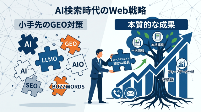 GEO対策は不要？SEOとの違いから紐解くAI時代の検索攻略と、問い合わせを安定獲得したリアルな改善手順