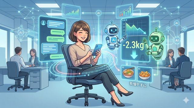 【実録】運動なしで-2.3kg！ChatGPT×Geminiで作る「絶対挫折しないAIダイエット」神プロンプト大公開