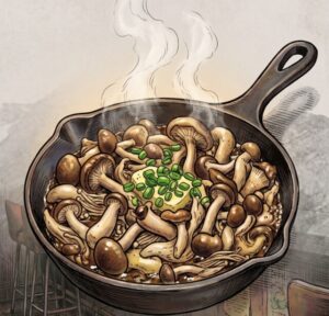 きのこのバター炒め(畳)