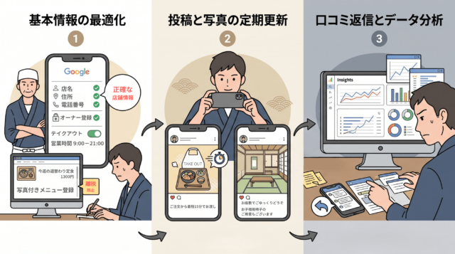 MEO運用のロードマップ